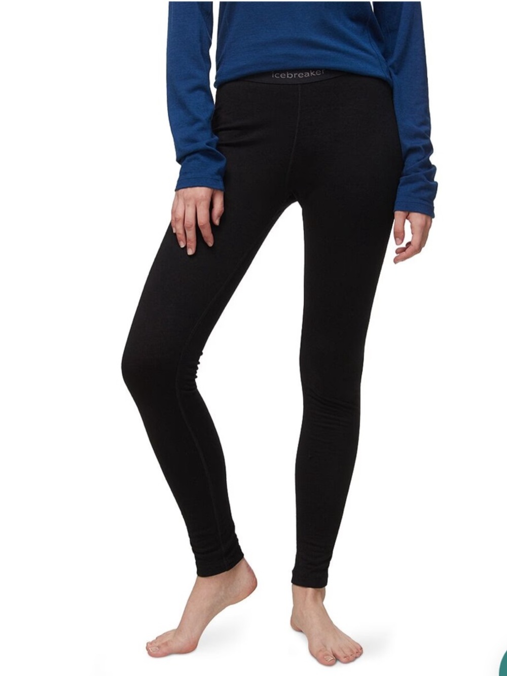Women’s Icebreaker Merino Wool BodyFit 200 Oasis Legging Sz M